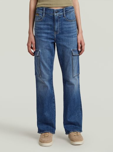 Jeans Strace Straight Cargo para niña